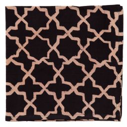Countryside Napkin - Lattice - Black (Set of 2)